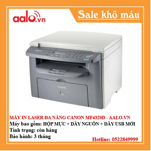 MÁY IN LASER ĐA CHỨC NĂNG CANOONN MF4320D ĐÃ QUA SỬ DỰNG - AALO.VN