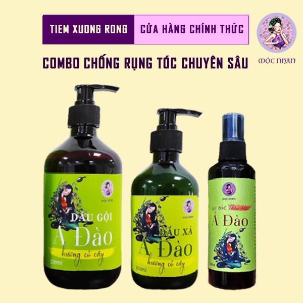 Combo chăm sóc tóc toàn diện - làm mượt và kích thích mọc tóc - Bộ sản phẩm Ả Đào