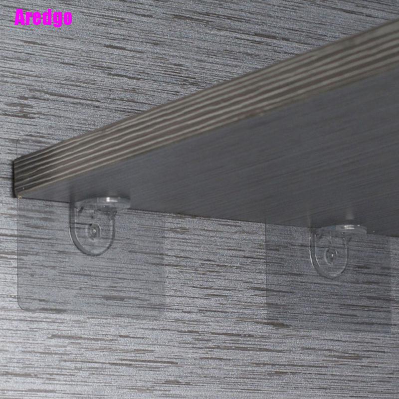 [Hàng mới về] Set 5 móc dán gắn thanh chia ngăn tủ quần áo không cần đóng đinh tiện dụng