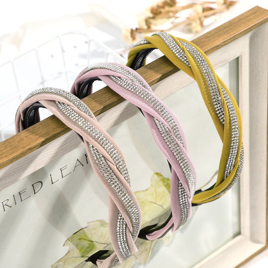 Băng đô cài tóc đính đá thời trang cho nữ