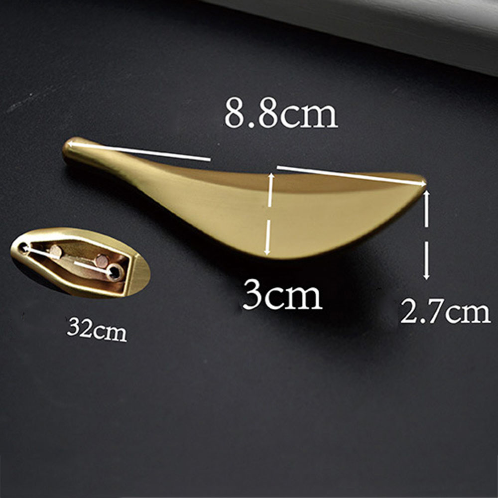 Phụ kiện gõ cửa hình chiếc lá sang trọng chất lượng cao