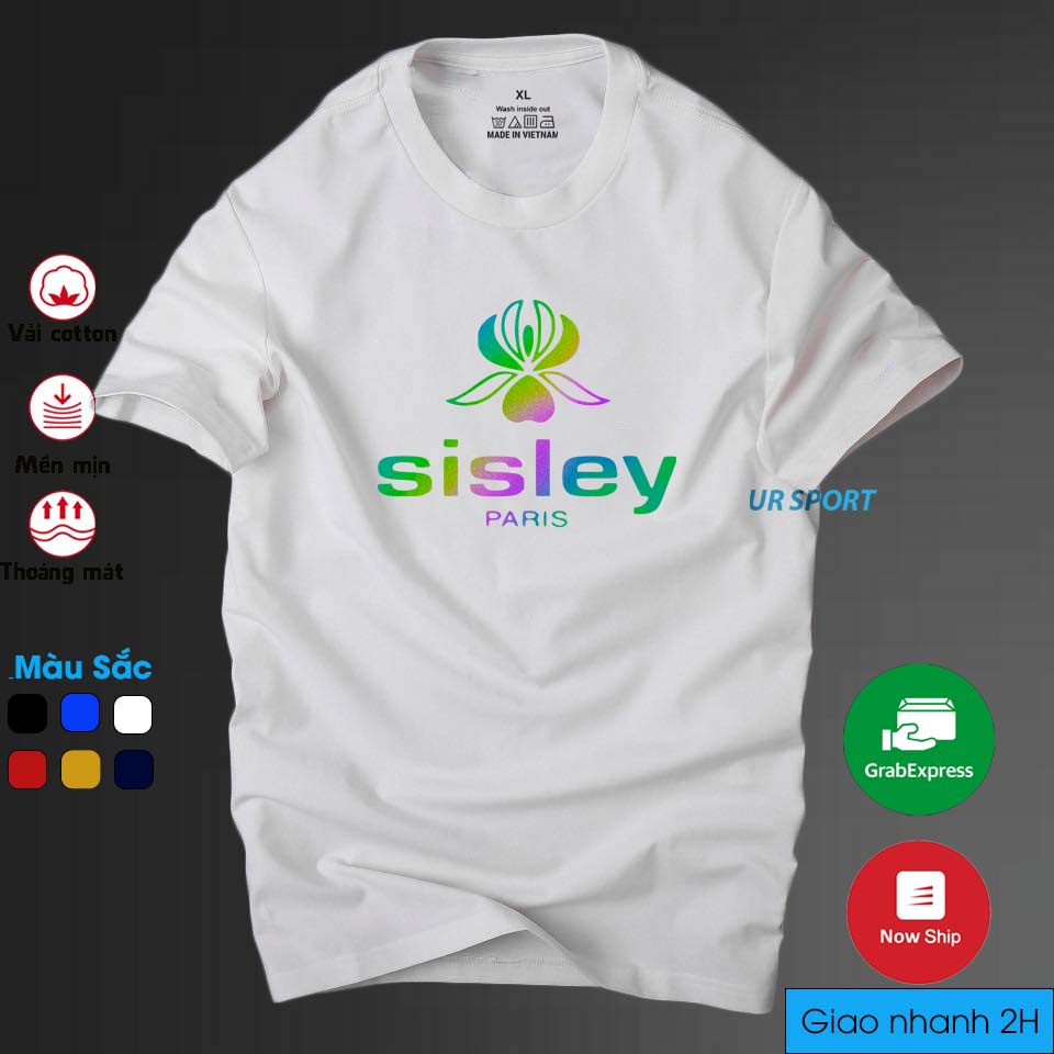 Áo thun nam cổ tròn Sisley phản quang 7 màu cách năng động tính lịch lãm