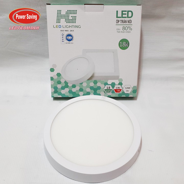 Đèn mâm led áp trần nổi 18W HG