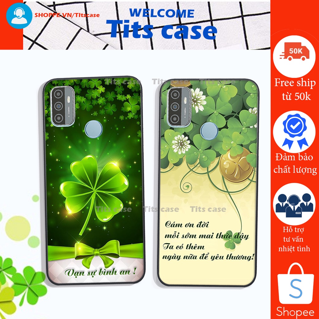 Ốp lưng  Oppo A53 in hình thiên nga,hoa may mắn, đặc sắc ĐỘC - LẠ - BỀN