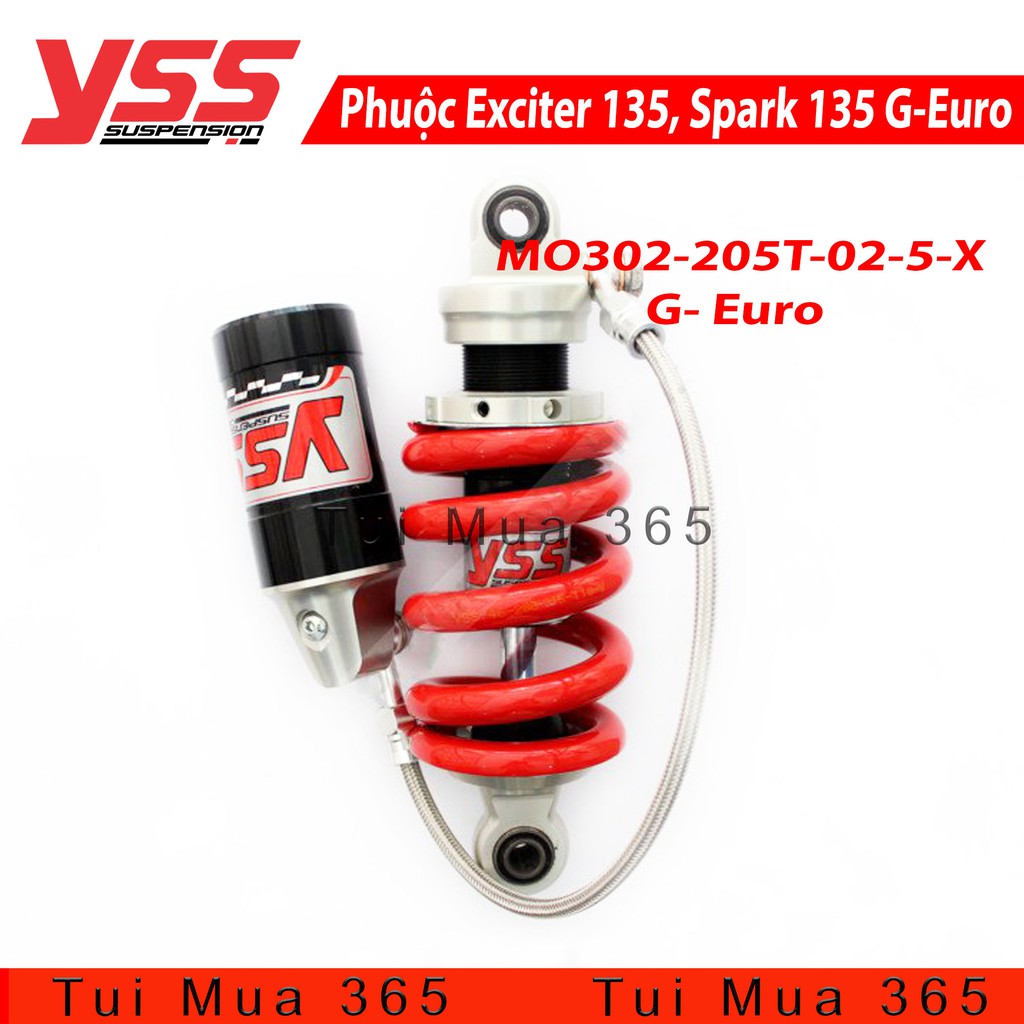 Phuộc YSS G-Euro Exciter 135cc, Spark 135cc Thái Lan