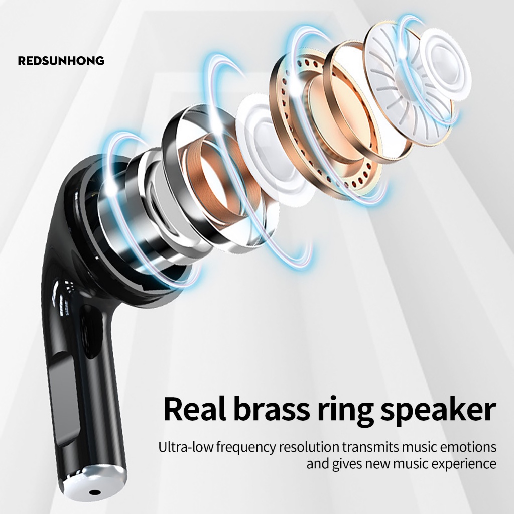 Cặp Tai Nghe Nhét Tai Không Dây Bluetooth 5.1 RSH.z Chống Mất Chuyên Dụng Cho Chạy Bộ