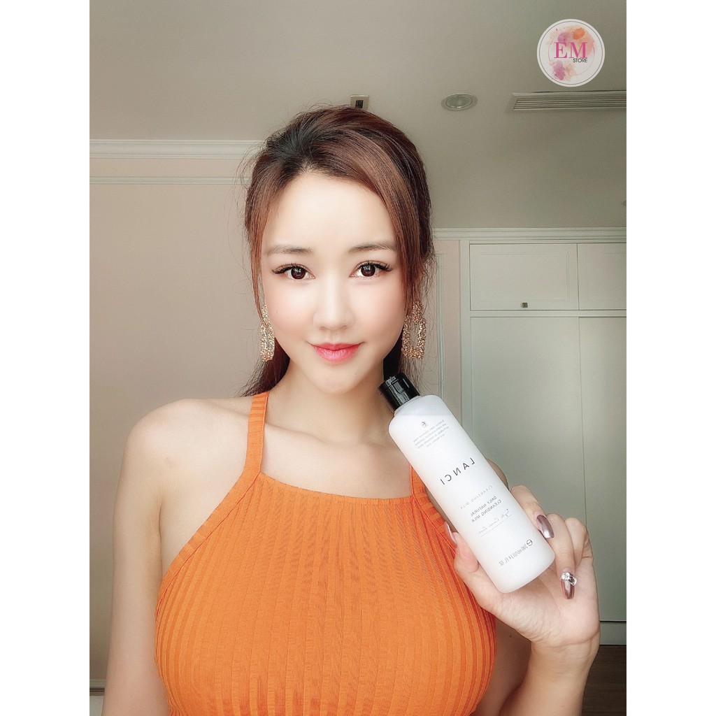 Nước tẩy trang Lanci Black Peat Hàn Quốc từ than hoạt tính chai 150ml