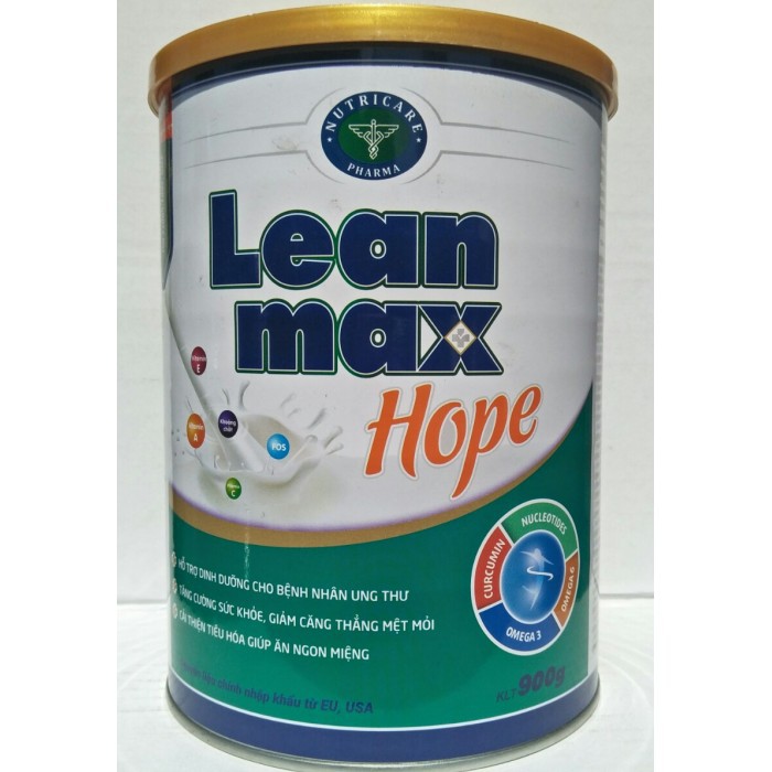 sữa Lean Max Hope 900g ( Dinh dưỡng dành cho bệnh Ung Thư)