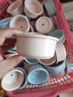 Chậu sứ tráng men loại 1