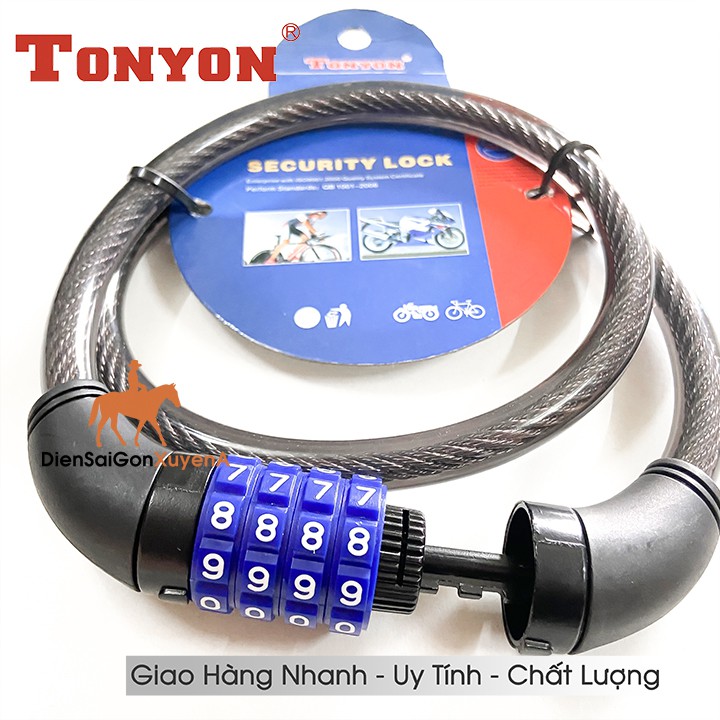 Khóa dây mã số chống cắt TONYON 4271 (12X800 mm) - DSG