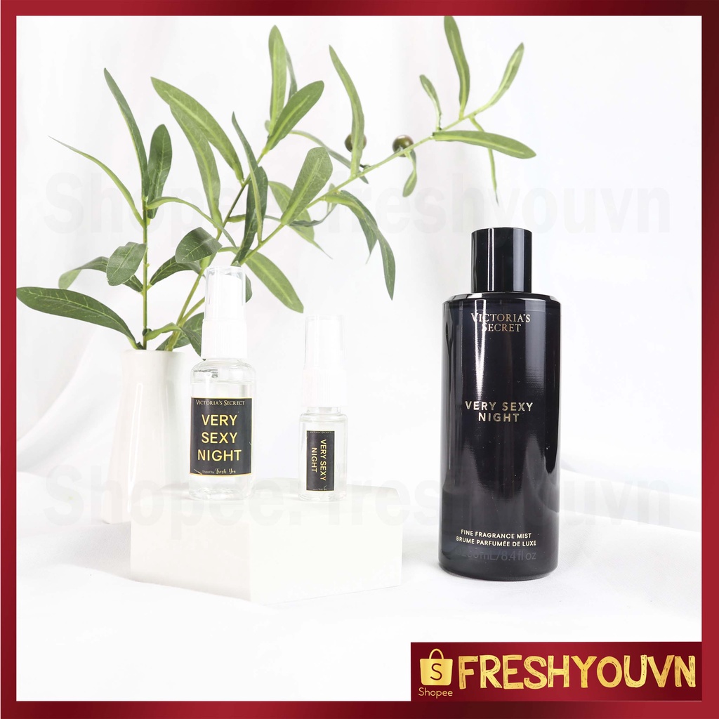 Very Sexy Night - Xịt thơm toàn thân body mist Victoria's Secret khác - Gỗ