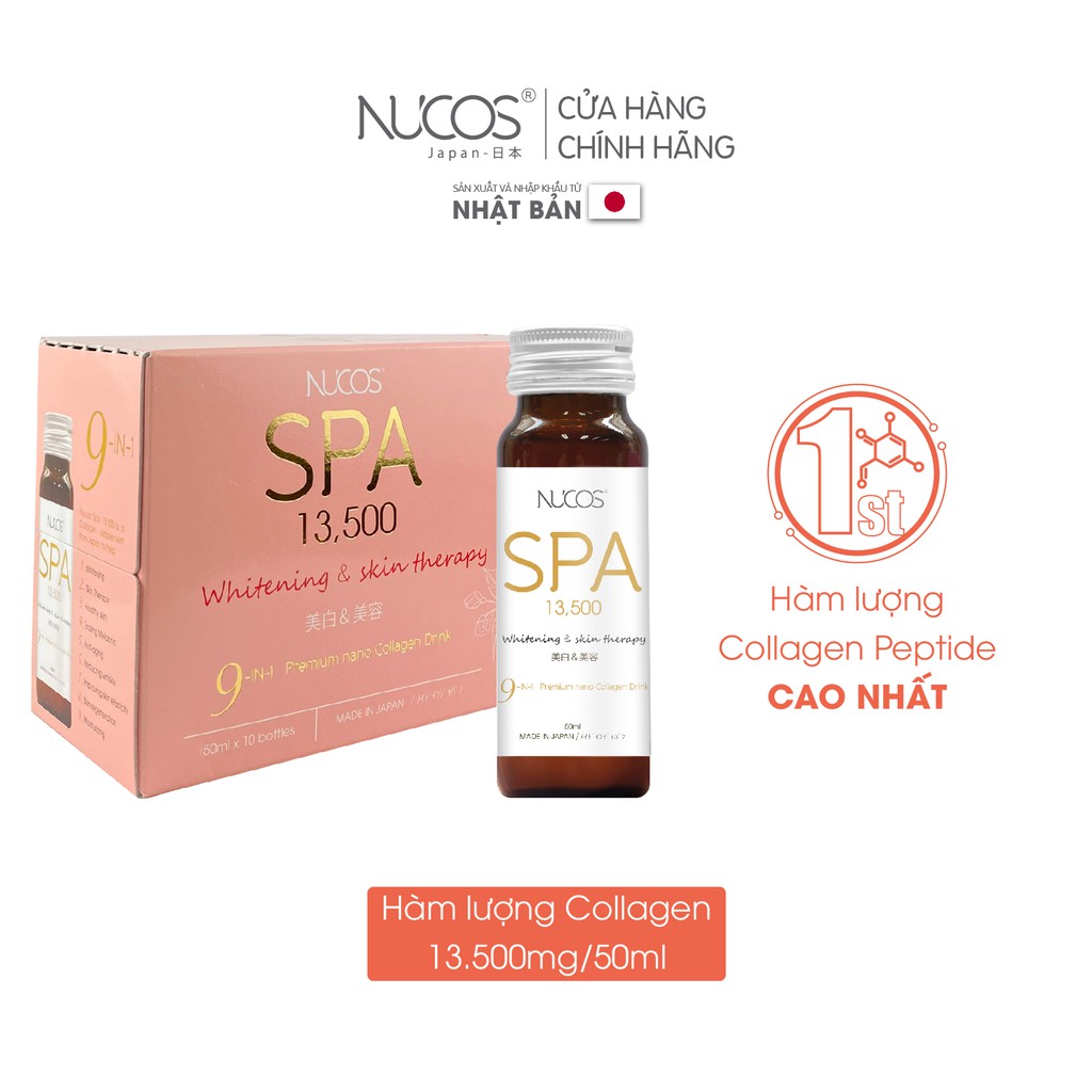 Collagen chống lão hóa săn chắc da Nucos Spa 13500 50ml x 10 chai | BigBuy360 - bigbuy360.vn