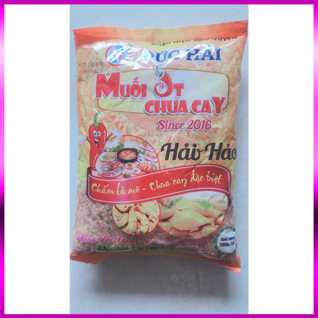 Muối Ớt Chua Cay Đức Hải Gói 500g