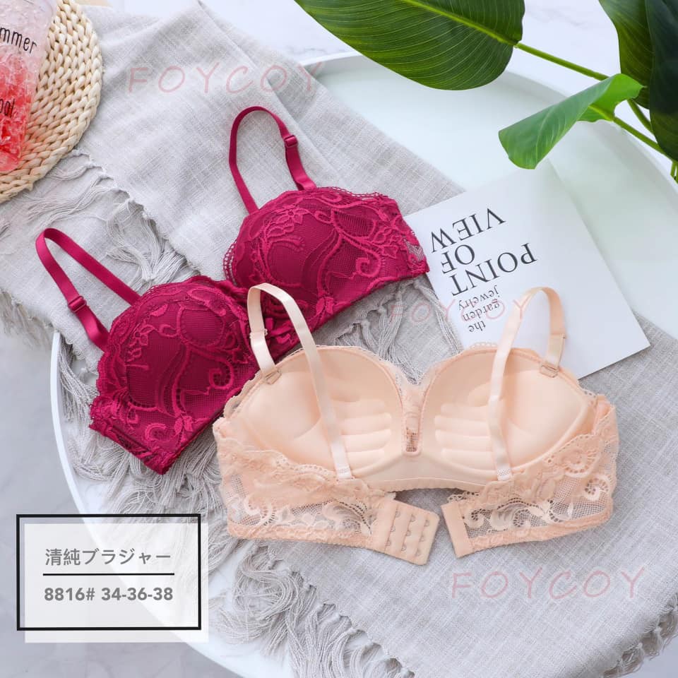 Áo ngực ren không gọng có đệm bàn tay cao cấp mã R33 | BigBuy360 - bigbuy360.vn