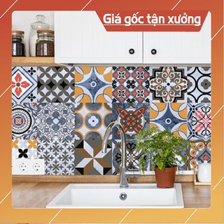 Decal dán bếp set 20 ô 20x20cm