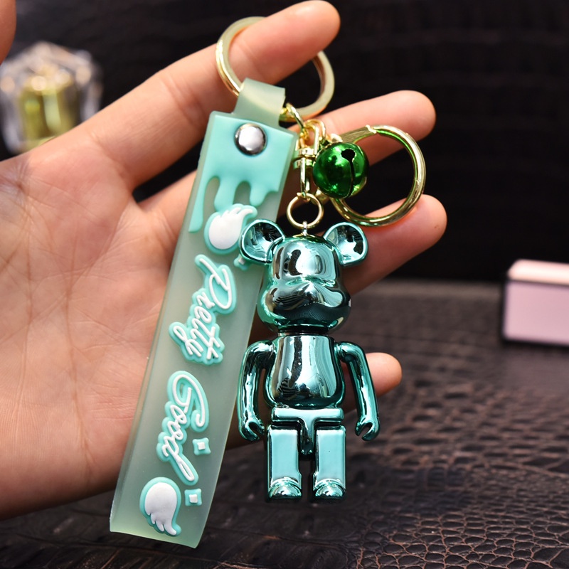 Móc Khóa Hình Chú Gấu Hoạt Hình Bằng Acrylic Dễ Thương