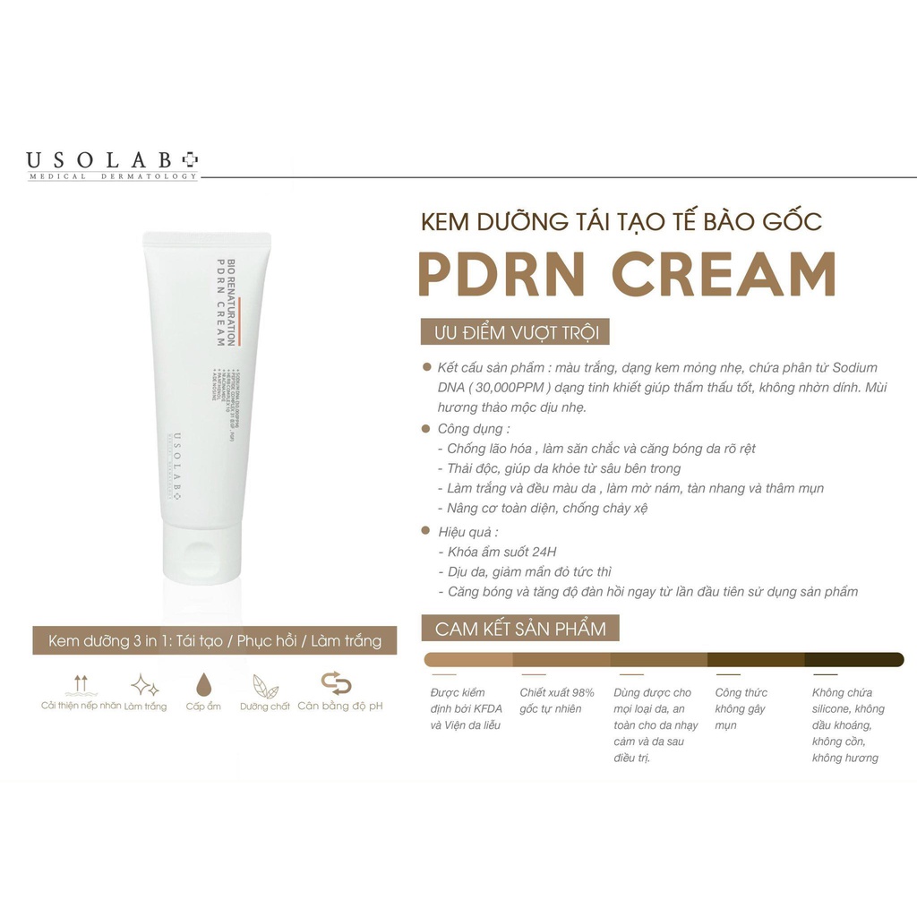 [Usolab] Kem Dưỡng  Tế Bào gốc PDRN Cream