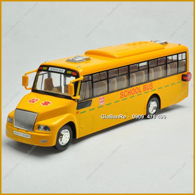 Mô Hình Kim Loại Xe Bus Cho Học Sinh - School Bus Hongkong - 7651