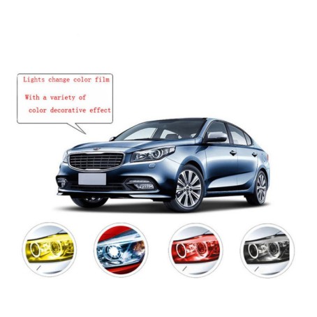 Phim decal titan 7 màu dán đèn xe hơi ô tô xe máy hàng cao cấp đi sương mù cho Toyota Vios Innova Huyndai Accent