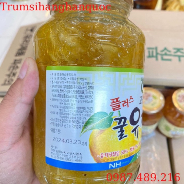 Mật ong chanh đào Hàn Quốc [ Hàng Mới Về ]