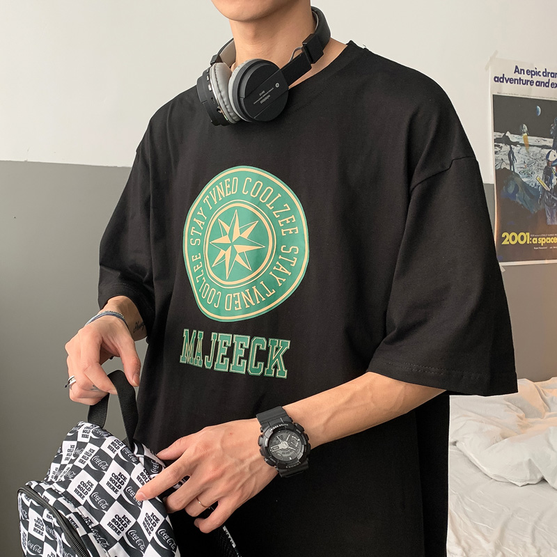 Áo Thun Nam Ngắn Tay Cổ Tròn Form Rộng Size S-5Xl