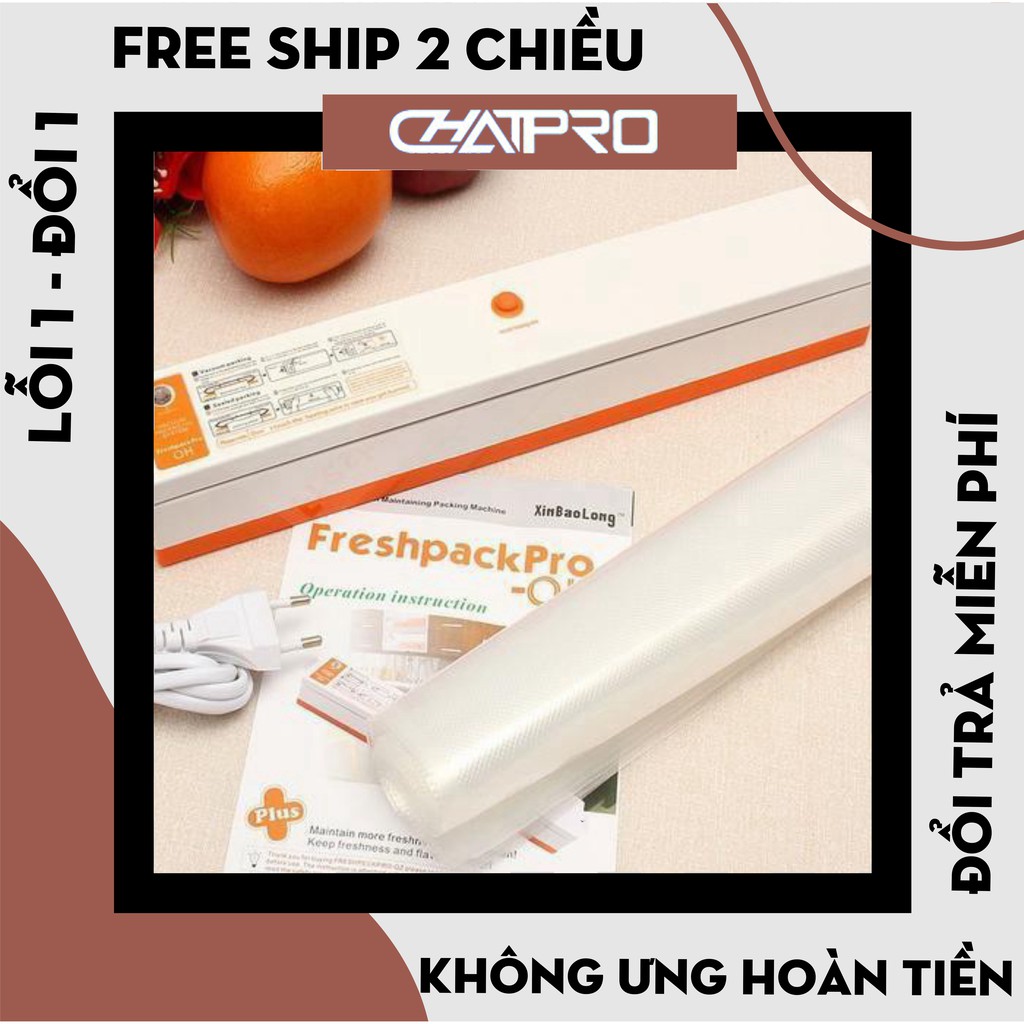 máy hút chân không Fresh Pack Pro, máy hút chân không kiêm hàn miệng túi thực phẩm cao cấp