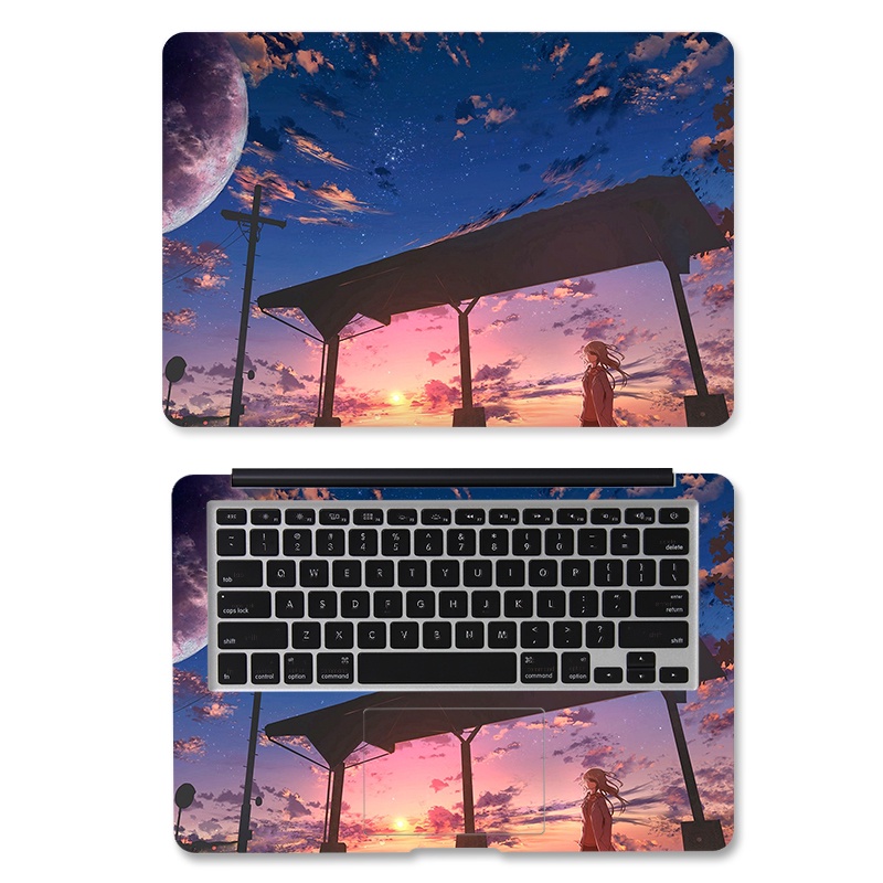 Anime sky cloud laptop decoration decals, for11-17inch laptops such as ASUS, Dell, Lenovo, Acer, etc.