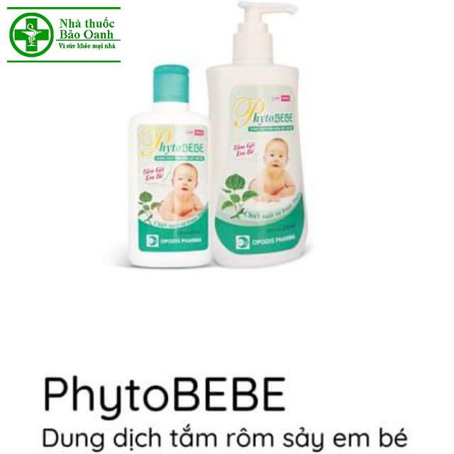 Phytobebe - dung dịch tắm rôm sảy em bé - ảnh sản phẩm 1