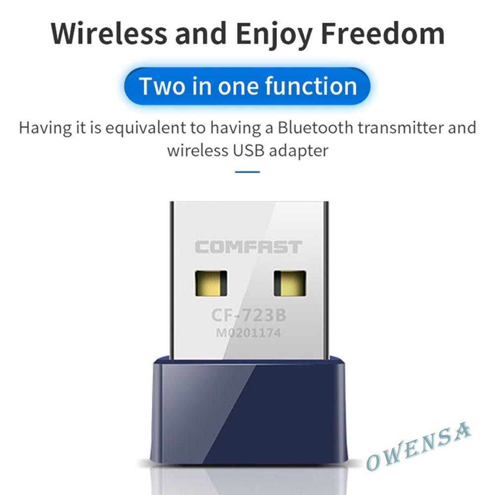 Usb Bluetooth Không Dây Comfast Cf-723B 2 Trong 1