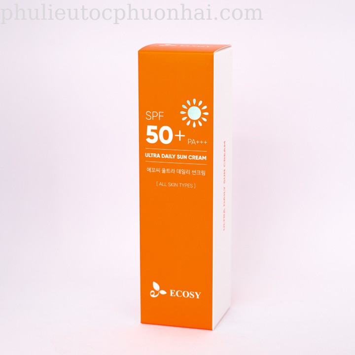 Chống Nắng Ecosy Ultra Daily Sun Cream SPF 50 100ml