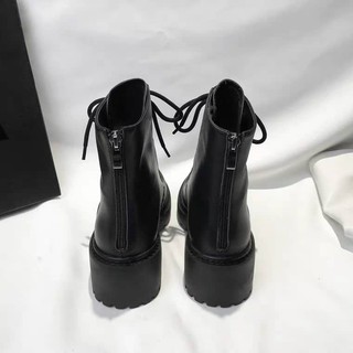 (sẵn 37)Giày boots unisex đế cao ulzzang Hàn Quốc