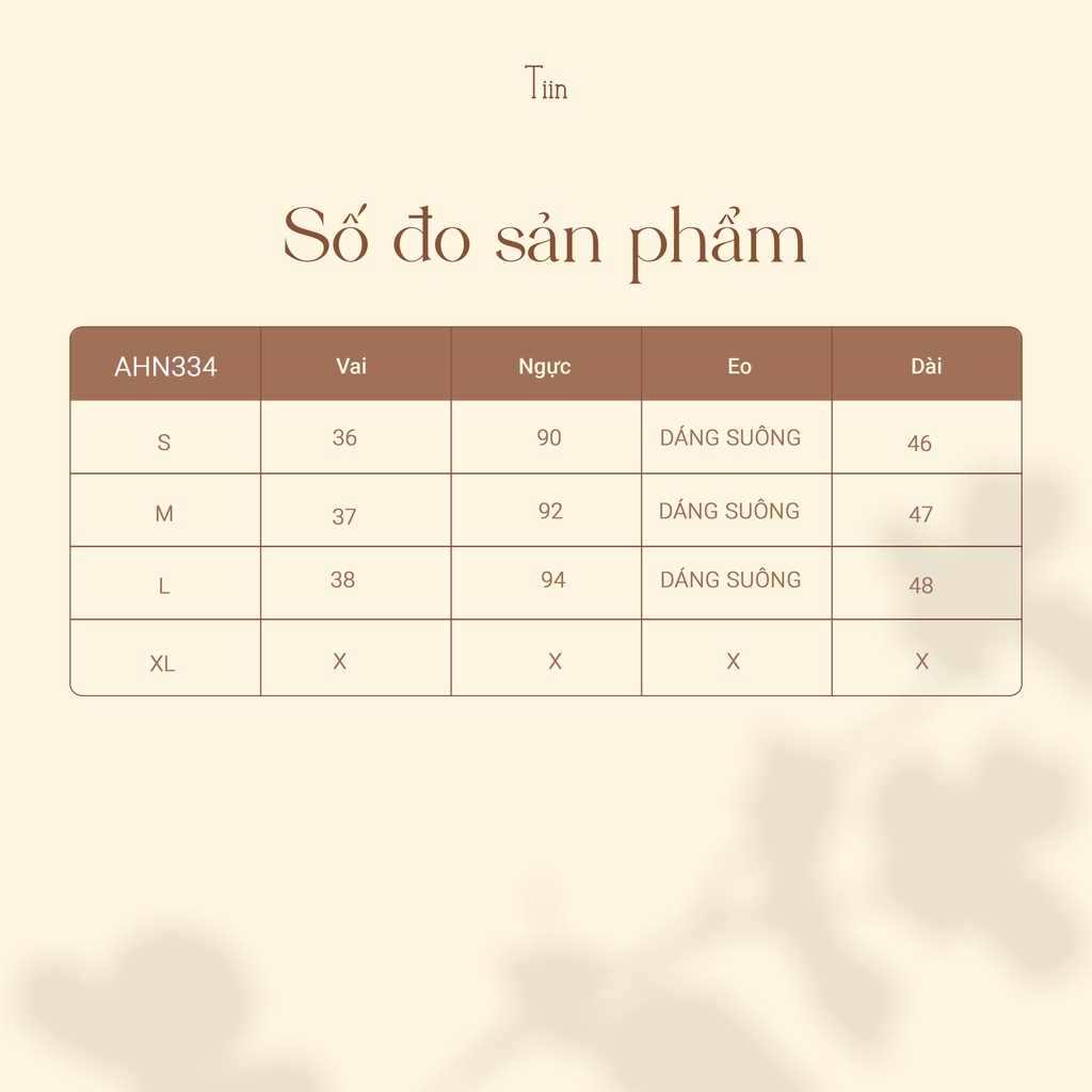 Áo sơ mi cổ tim phối ren chất Tacta hạt đứng form, không nhăn TIINSTORE AHN334