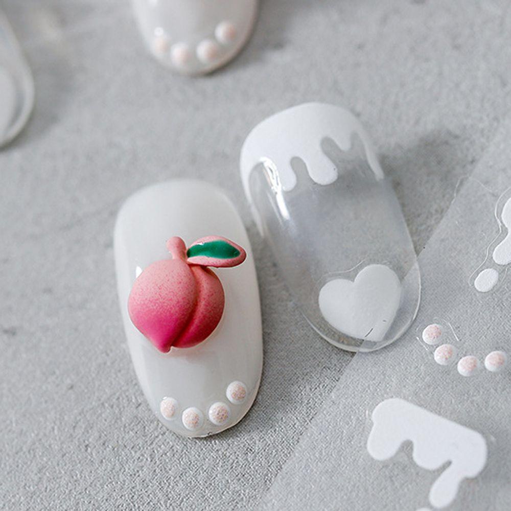 Miếng Dán Trang Trí Móng Tay Tự Dính Họa Tiết Hoạt Hình 5D DIY