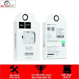Tai nghe nhét tai hoco m1 chính hãng - tai nghe chân jack 3.5 - bảo hành 3 tháng
