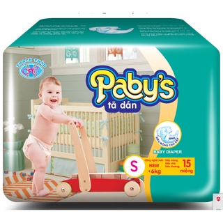 Combo1 gói tã dán S15 / M14/ L13 miếng .Tã dán Pabys .