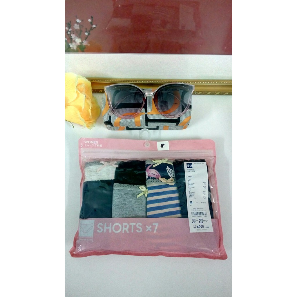 Set 7 quần lót GU hàng xách tay Nhật | BigBuy360 - bigbuy360.vn