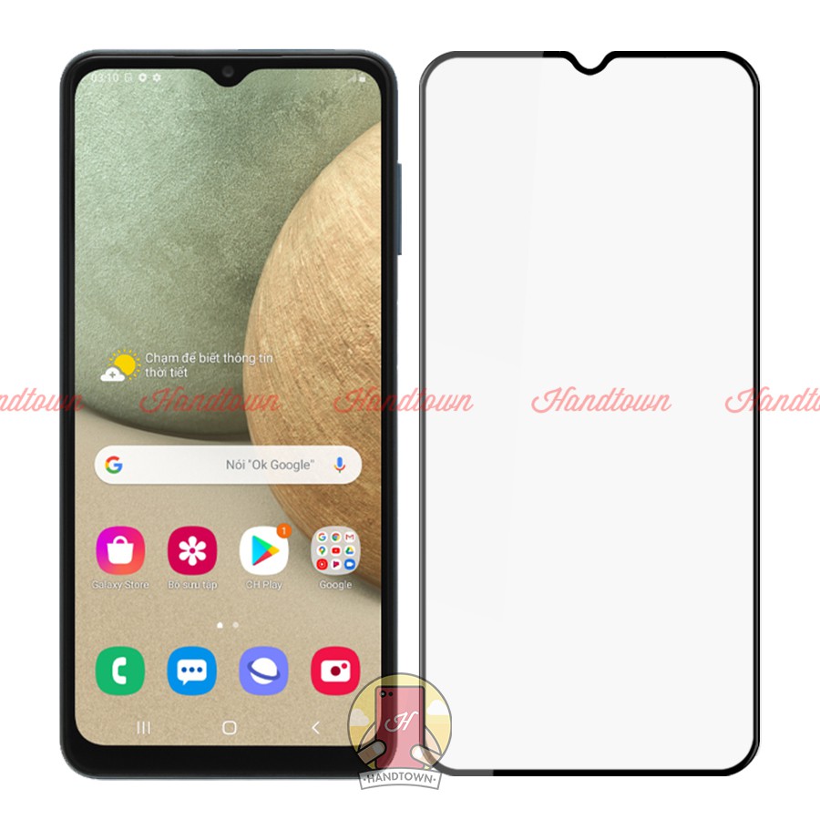 Kính Cường Lực Samsung Galaxy A12 Full Màn Đen Full Keo Không Chấm Li Ti Chống Va Đập Chống Trầy Xước Bảo Vệ Màn Hình