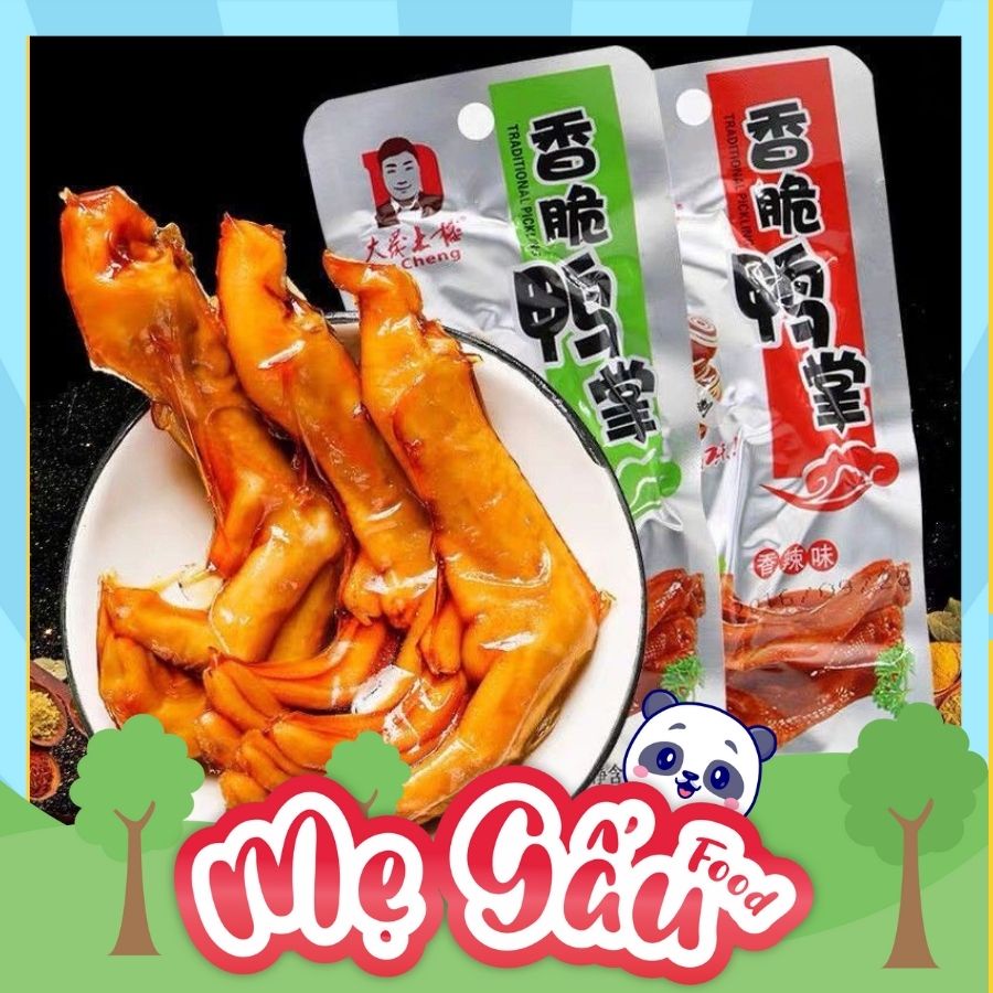CHÂN VỊT TỨ XUYÊN CAY DACHENG ĂN LIỀN MÀU ĐỎ 1 CHIẾC 31.8G