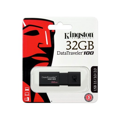 USB Kingston DT100G3 32GB 3.0 - Pk Máy Tính