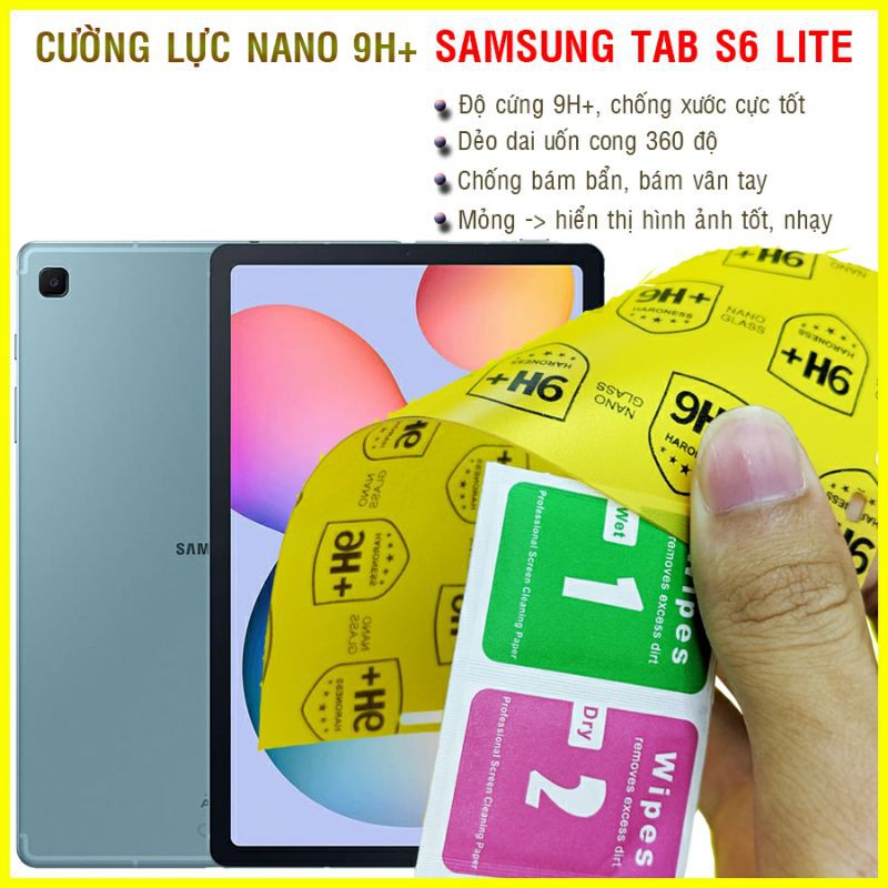 Dán cường lực dẻo nano Samsung Tab S6 Lite 10.4inch