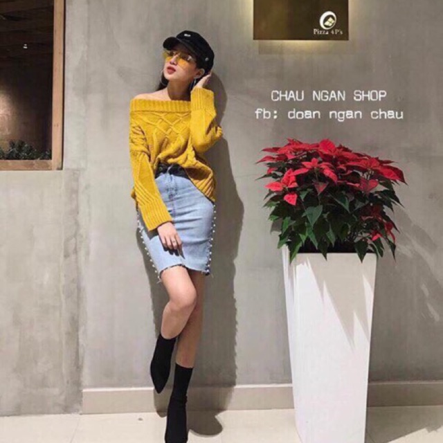 Chân váy  bò ngọc