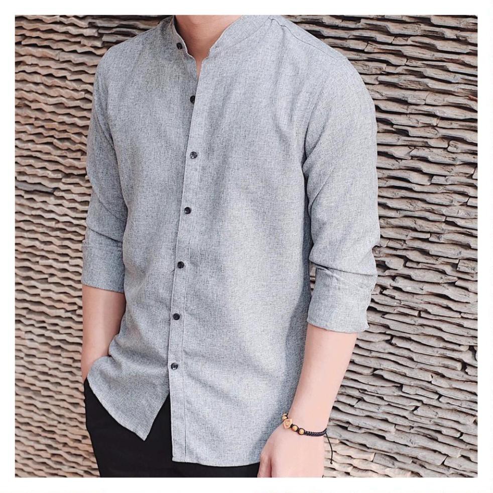 Áo sơ mi - Áo sơ mi đũi cao cấp - Chất đũi mát, không nhăn, không phai màu, dáng trẻ đẹp, tôn dáng người mặc