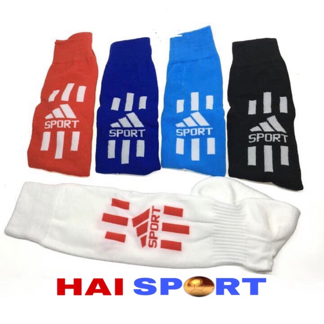 Tất bóng đá thể thao dài - Cho trẻ em dưới 40kg và Người lớn ( Đủ Màu )