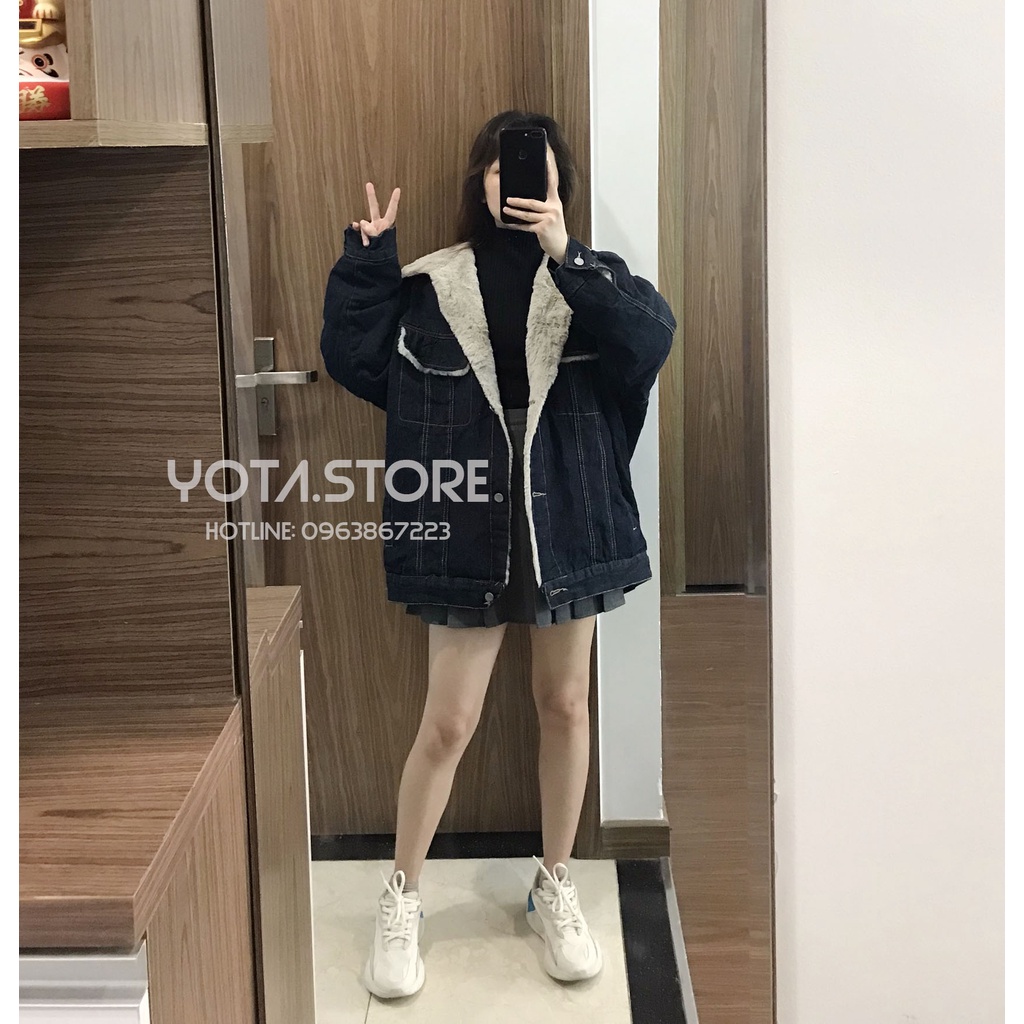Áo khoác jeans lót lông - KL02 | BigBuy360 - bigbuy360.vn