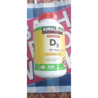 Viên uống bổ sung Vitamin D3 2000IU 5/24