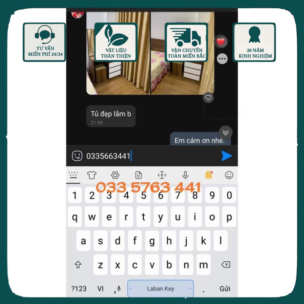 Bàn trang điểm gỗ MDF phủ Melamine 3 ngăn kéo kích thước 80x40cm tặng kèm ghế