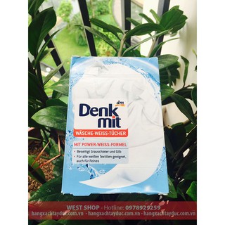 Giấy tẩy trắng quần áo denkmit 20 tờ