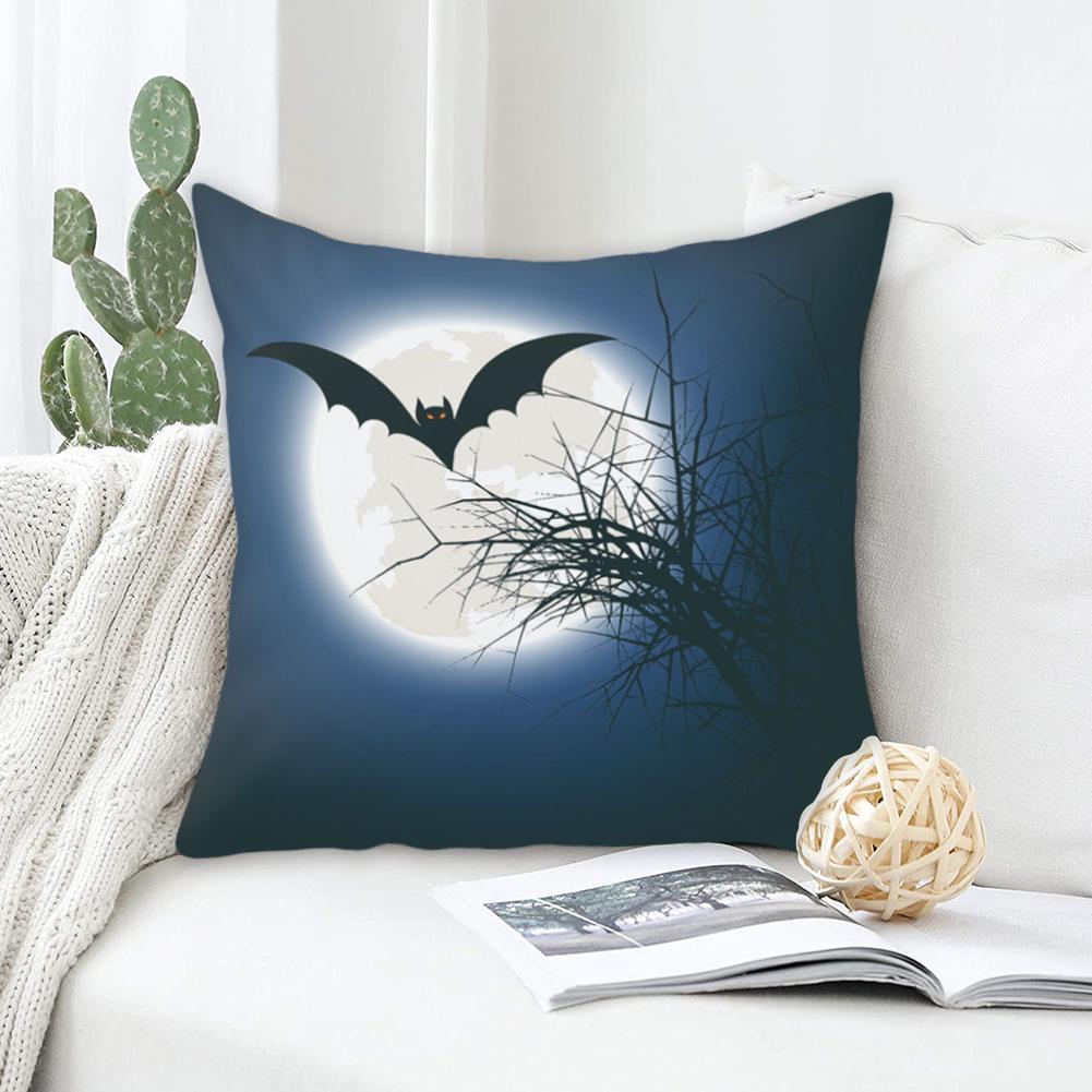 Vỏ Áo Gối Sofa Trang Trí Phong Cách Halloween 45x45cm