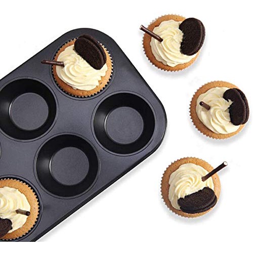 Khuôn cupcake muffin 6 lỗ chống dính