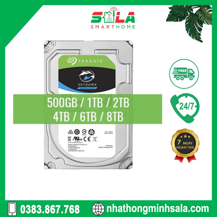 Ổ cứng HDD Seagate 500 GB - 2TB CHÍNH HÃNG